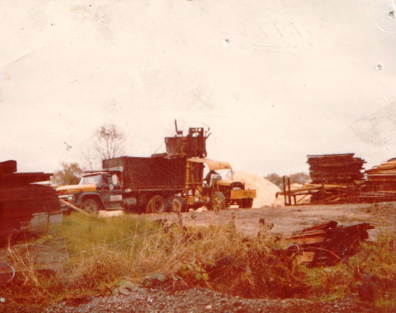 Kucheran Wood Products mill as it looked when Max and Beverly Kucheran opened in 1972